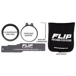 Flip Macromate Mini +15 With 55mm Filter Holder
