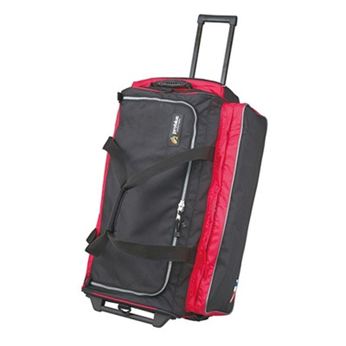 Wheeled Duffel Bag, Black/Red
