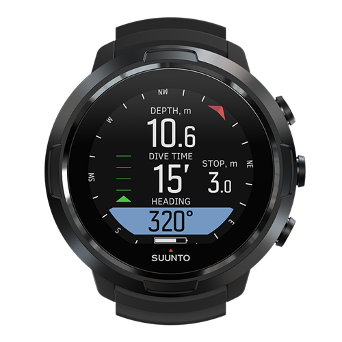 SUUNTO D5 ALL BLACK WITH USB CABLE