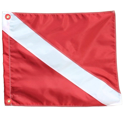 Nylon Dive Flag 20” X 24” With Grommets