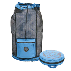 teal mesh backpack