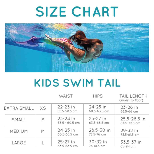 Child Lycra Swim Tail- Linden