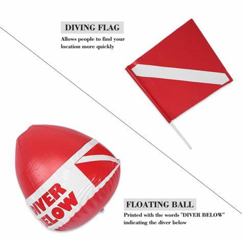 Ball Float W/flag 2 Pc