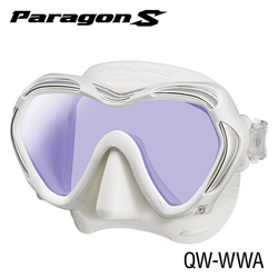 Paragon S Mask - White Skirt/white Frame