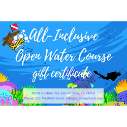 Open Water Course Gift - All Inclusive